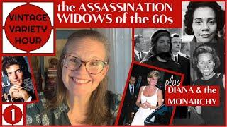 Diana, 1960s Assassination WIDOWS, JFK Jr, 1900s - Vintage Variety Hour 1 - #asmr  #lifemagazine