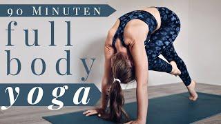 90 Minuten Vinyasa Yoga Core & Balance  Volle Studio Klasse Vinyasa Yoga für Fortgeschrittene