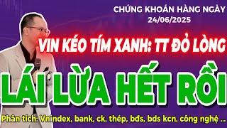 Chứng khoán hôm nay | nhận định thị trường: vin kéo xanh tím, tt đỏ lòng tín hiệu rủi ro