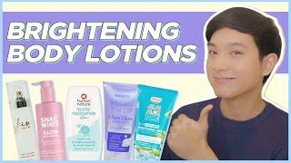 Best BRIGHTENING LOTIONS for Dark Areas, Body Acne Marks & Uneven Skin Tone! (Filipino) | Jan Angelo