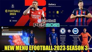 PES 2021 New Menu eFootball 2023 SEASON 3