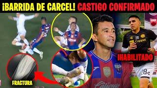 ¡BARRIDA CRIMINAL! Así FRACTURARON al Hobbit Bermúdez | ¡CASTIGO OFICIAL PARA EL JUGADOR DE DORADOS!