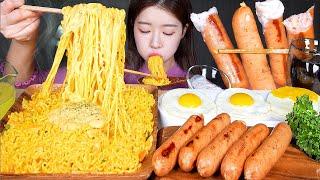 ASMR MUKBANG | 찐찐찐찐 리얼치즈라면  치즈크러스트 소세지  치즈메들리  먹방! Super Cheesy! Cheese Ramyun & Cheese Sausage