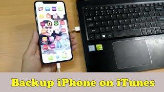 How to Backup iPhone on iTunes 2022!