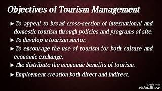 Definition, Objectives, and Features of Tourism Management (Tourism Management Notes)