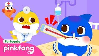 Pinkfong e a Família Tubarão | Brincando no Hospital |Pinkfong, Bebê Tubarão! Canções para Crianças