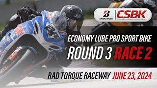 2024 Bridgestone CSBK - Economy Lube Pro Sport Bike Round 3, Race 2 at RAD Torque Raceway