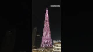 Burj Khalifa Night Lights, Dubai, Dubai Mall