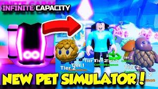 I GOT THE INFINITE BACKPACK IN PET SWARM SIMULATOR THE NEW PET SIMULATOR GAME!! (Roblox)