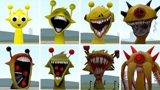 EVOLUTION OF YELLOW SPRUNKI VS HORROR YELLOW SPRUNKI ALL PHASES In Garry's Mod!!