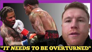 BREAKING  ALERT: CANELO ALVAREZ SAYS TANK DAVIS LOSS AND FIGHT NEEDS TO BE OVERTURNED FOR ROACH !