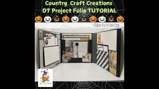 Country Craft Creations | Hallows Eve Folio Tutorial