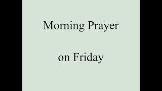 Morning Prayer on Friday 7 June from St John's in the Village