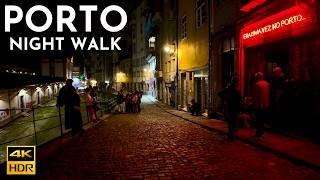 A Night Walk in PORTO PORTUGAL 4K HDR