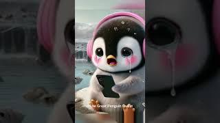 The penguin saved the marine life and cleaned the sea #babypenguin #penguin #marinelife