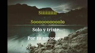 KARAOKE - Los teen tops - Muchacho triste y solitario (Solo y triste)