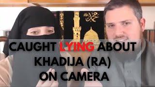 Haqiqatjou couple caught LYING about Khadija (ra) on camera