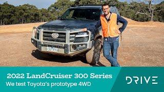 2022 Toyota LandCruiser 300 Series Prototype Test | Drive.com.au