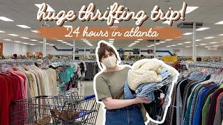 COME THRIFT WITH ME in Atlanta! A FULL day of Thrifting!