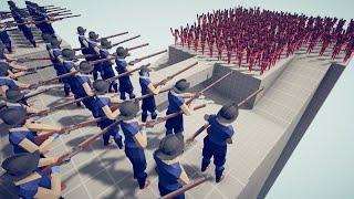 50x MUSKETEERS vs SIEGE ARMY PART 2 | Totally Accurate Battle Simulator TABS