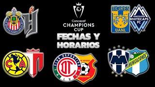 HORARIOS, CANALES Y FECHAS DONDE VER LA CONCACHAMPIONS CUP | LIGA MX CLAUSURA 2024