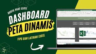 Membuat Dashboard Data Peta dan Grafik DINAMIS - Latihan Excel #excel #exceltutorial #microsoftexcel