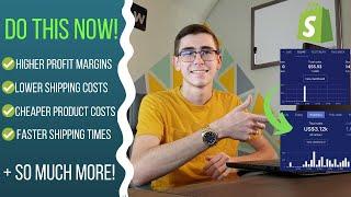 How To EASILY INCREASE Your Profit Margins & Shipping Speed | Shopify Dropshipping 2021