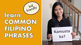 Learn Common Filipino Phrases | Tagalog Lesson for Kids | How to Speak Tagalog | Filipino Language