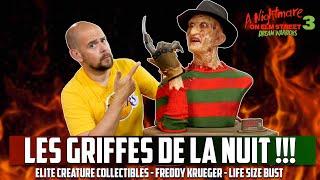 Les Griffes De La Nuit ! Elite Creature Collectibles Freddy Krueger Nightmare On Elmstreet LSB !