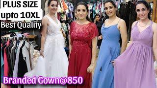 Branded Party Wear Gown Rs. 850 MRP ₹8K | New Year Party Dresses Plus Size upto 10 XL | Wedding Gown