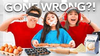 Blind, Deaf, and Mute Baking Challenge! (with siblings)