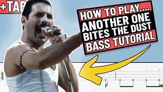 Another One Bites the Dust - Queen Bass Guitar Tutorial (A Complete Beginner's Guide with TAB)