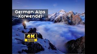 German Alps, Karwendel by a Drone 4k | Mittenwald