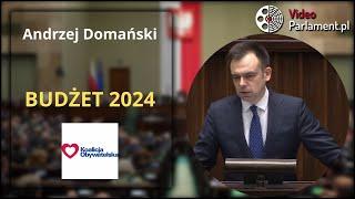 Andrzej Domański - budżet na rok 2024