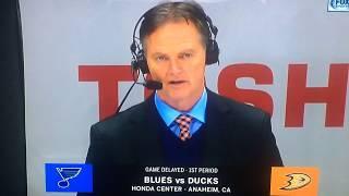 Jay Bouwmeester’s last shift before he collapsed; Ducks vs Blues game cancelled 02-11-2020