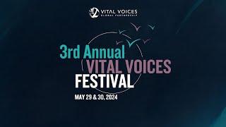 Watch the 3rd Annual Vital Voices Global Festival