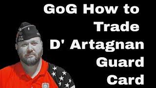 How to trade D' Artagnan Guard Card in Guns of Glory