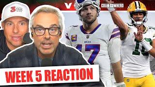 Reaction to Jets-Vikings, Packers-Rams, Bills-Texans, Cards-49ers, Broncos win | Colin Cowherd NFL