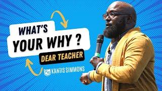 Why are You Teaching STEM? An Inspiring Message from Kantis Simmons