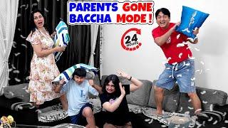 PARENTS GONE BACCHA MODE | 24 hours | Aayu and Pihu Show