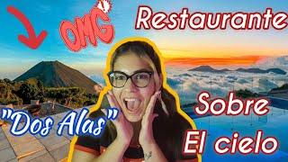 Cubana reacciona a RESTAURANTE sobre el CIELO en El Salvador/@lorenahm03