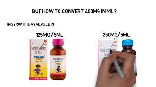 Cephalexin dosage calculation in children