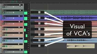 VCAs or VCA Lead & Follow Tracks in REAPER