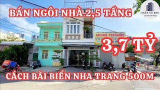 Bán nhà 2,5 tầng cách biển Nha Trang 500m đường 13m vừa ở vừa kinh doanh chỉ 3,7tỷ