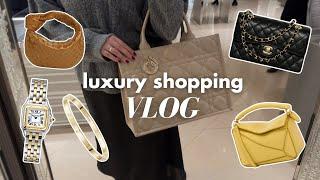 Come Luxury Shopping With Me: Dior, Chanel, Cartier, Bottega, Loewe & Hermes Unboxing