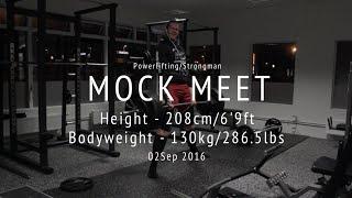 TheodorMarTV 208cm/6'9 130kg/286.5lbs Mock Meet 02sep16