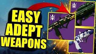Destiny 2: Get Adept Dungeon Weapons FAST & EASY! - INSANE FARM! - Rite of the Nine