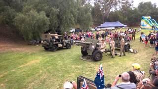 Australia Day Firing of the 25 Pounder