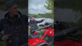 На рыбалку на квадроцикле  #cforce500 #atv #mud #cfmoto #рыбалка #fishing