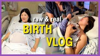 MY BIRTH VLOG *Raw & Real* Successfully  Induced Labor & Delivery of Our First Baby!